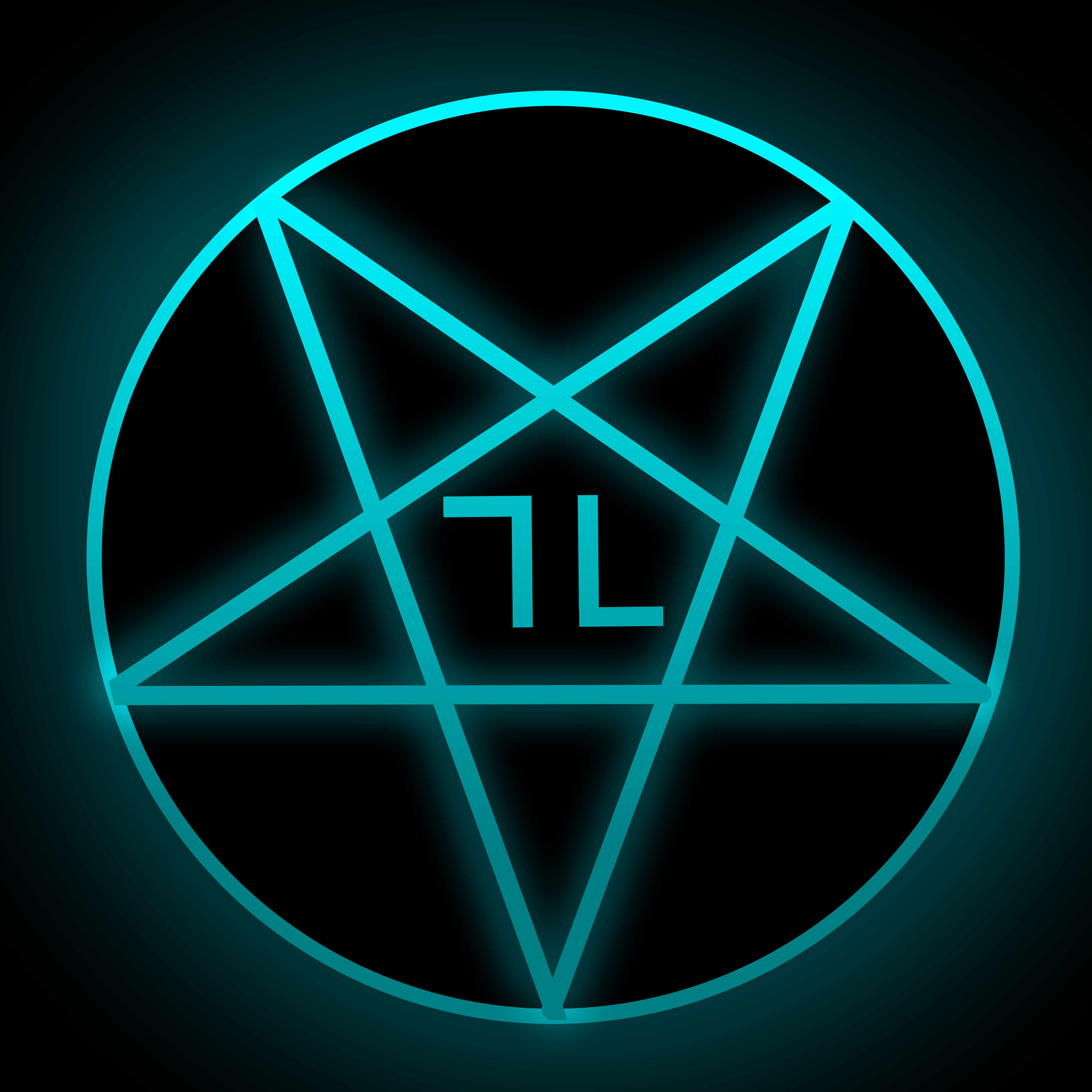 The Grimy Geburtstag pentagram logo